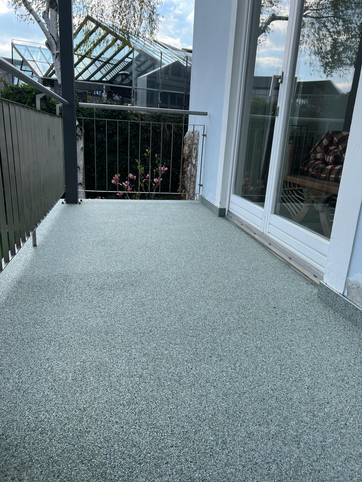 Steinteppich Terrasse